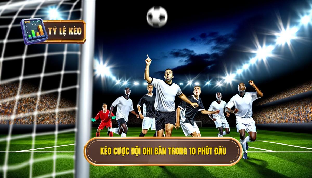 Kèo cược đội ghi bàn trong 10 phút đầu 