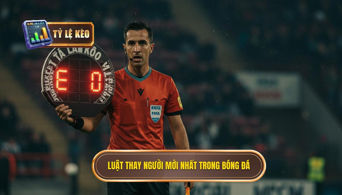 Luật thay người mới nhất trong bóng đá 